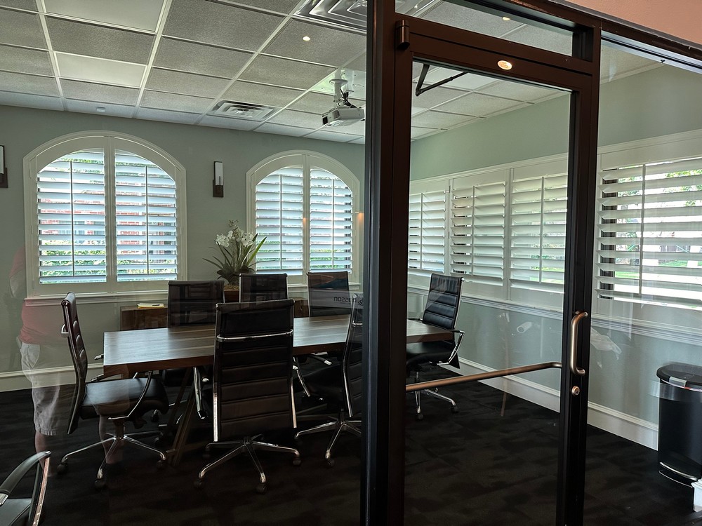 Stylish Plantation Shutters at Texas 9 Golf course on Creek Run Rd in Fort Worth, TX
